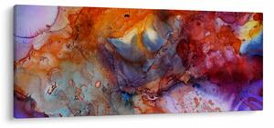 Obraz - Abstraktné atramentové umenie (120x50 cm)