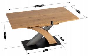 - Dizajnový rozkladací stôl SVEN