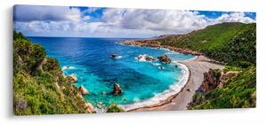 Obraz - Sardínia (120x50 cm)