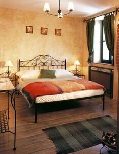 IRON-ART MALAGA kanape - romantická kovová posteľ 90 x 200 cm