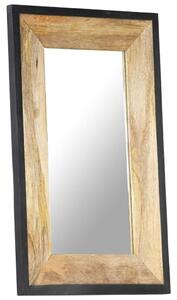 Zrkadlo 80x50 cm masívne mangovníkové drevo