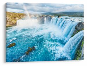 Obraz - Vodopád Godafoss (70x50 cm)