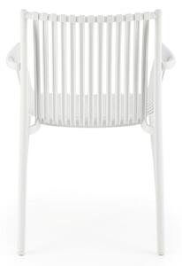 Halmar Plastová stohovateľná jedálenská stolička K492 - šedá