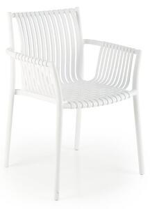 Halmar Plastová stohovateľná jedálenská stolička K492 - šedá