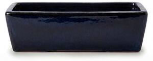 Keramický truhlík GIONO - Zafírový XL (60 x 20 x 17 cm)