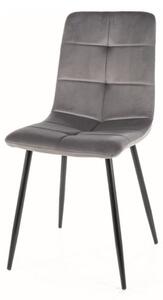 Jedálenská stolička AVU sivá/čierna