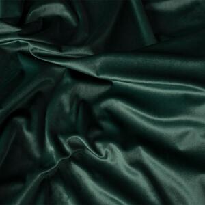 Markizeta Smaragdový zamatový záves na krúžkoch VELVI 140x250 cm
