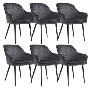 Set šiestich jedálenských stoličiek LDC088G01-6 (6 ks)