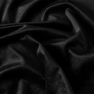 Markizeta Čierny zamatový záves na krúžkoch VELVI 140x230 cm