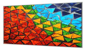 Ochranná doska farebná abstraktná mozaika - 52x60cm / ANO