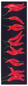Hanse Home Collection koberce Behúň Cook & Clean 105727 Black Red - 50x150 cm