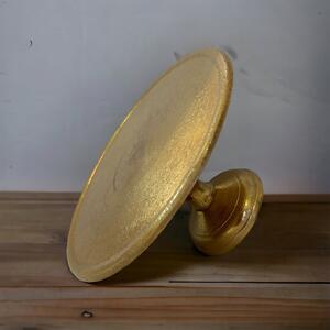Etažér kovový zlatý 24x12x24 cm