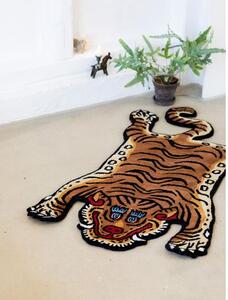 Ručne tuftovaný vlnený koberec Tiger