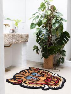Ručne tkaný vlnený koberec Tiger Face