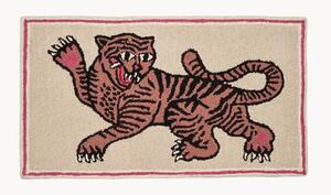 Ručne tkaný vlnený koberec Pink Tiger