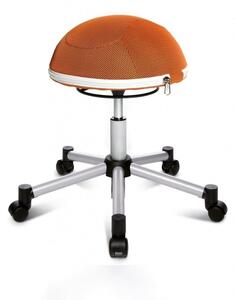 Topstar Topstar - aktívna stolička Sitness Halfball - oranžová