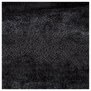 Posteľ s matracom a topperom SIDO čierna, 180x200 cm
