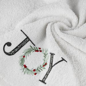 Bavlnený vianočný uterák biely JOY Biela