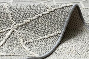 Kusový koberec Lacet šedý 60x100cm