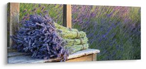 Obraz - Levanduľové zväzky (120x50 cm)