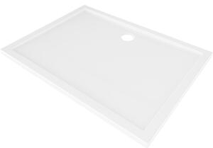 Mexen Flow obdĺžniková sprchová vanička slim 95 x 70 cm, biely lesk - 46R107095