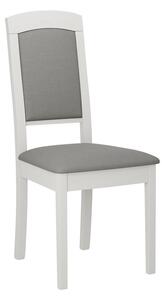 Čalúnená jedálenská stolička Heven XIV, Morenie: biela, Poťahové látky: Hygge D91 Mirjan24 5903211291500