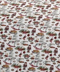 Obliečky bavlnené Vianočné obliečky Vianočný Luskáčik TiaHome - 1x Vankúš 90x70cm, 1x Paplón 140x200cm