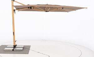 Doppler ALU WOOD XL 400 x 300 cm - výkyvný záhradný slnečník s bočnou tyčou