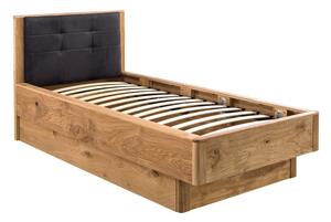 Premiová dubová posteľ s úložným priestorom 90 x 200 denver