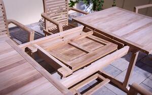 TEXIM FAISAL I. - záhradný jedálenský set 1+6 s hranatým stolom