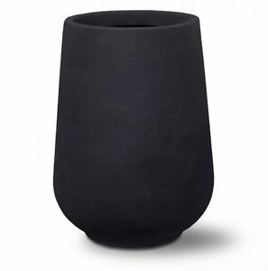 Betónový kvetináč MONOLITH – Matne čierny XL (40 cm x 53 cm)