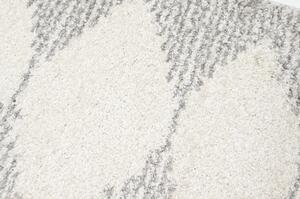 Kusový koberec Shaggy Pelta krémový atyp 60x200cm