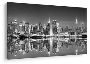 Obraz - New York, čiernobiely (90x60 cm)