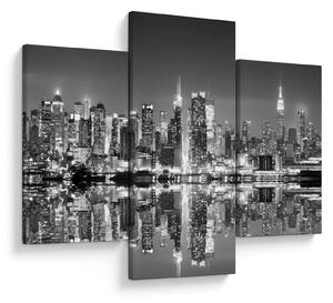 Obraz - New York, čiernobiely (90x60 cm)
