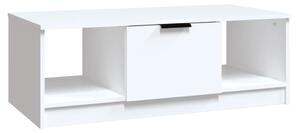 Konferenčný stolík biely 102x50x36 cm kompozitné drevo