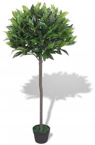 Umelá rastlina, vavrín s kvetináčom 125 cm, zelený