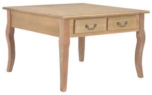 Konferenčný stolík, hnedý 80x80x50 cm, drevo