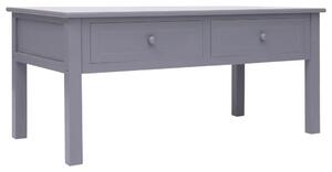 Konferenčný stolík sivý 100x50x45 cm drevený