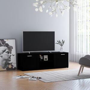 TV skrinka, čierna 120x34x37 cm, kompozitné drevo