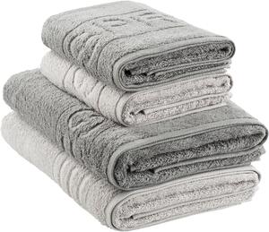 SADA FROTÉ UTERÁKOV, 50x100/67x140 cm, sivá, svetlosivá Esprit - Kúpeľňový textil, Online Only