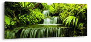 Obraz - Indonézske vodopády (120x50 cm)