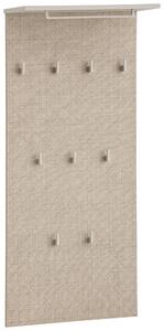 VEŠIAKOVÝ PANEL, béžová, 50/110,6/20,9 cm MID.YOU - Vešiakové steny, Online Only