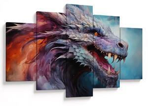 Obraz - Ilustrácia draka (150x105 cm)