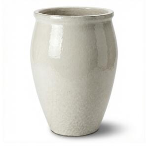 Keramický kvetináč BACCHUS – Krémová - XL (36 cm x 52 cm)