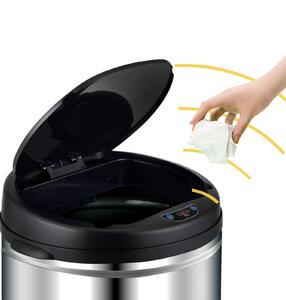 Bezdotykový odpadkový kôš BIN - automatické otváranie - 56 litrov ušľachtilá oceľ