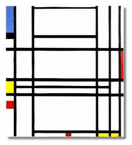 Obraz Mondrian - Kompozícia č.10