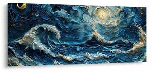 Obraz - Maľba oblohy a mora (120x50 cm)