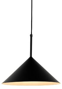 Dizajnové závesné svietidlo čierne - Triangolo
