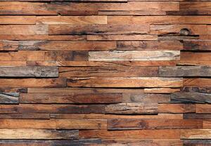 Fototapeta Wooden Wall, rozmer 366 cm x 254 cm, fototapety drevená stenu 00150, W+G