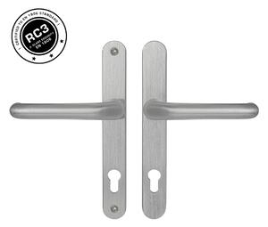 MPK - SECURO ALU A04 - SOU COSLAN kľučka/kľučka PZ 92 mm Strieborná matná